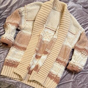 Matilda Jane Beige and Brown Cardigan